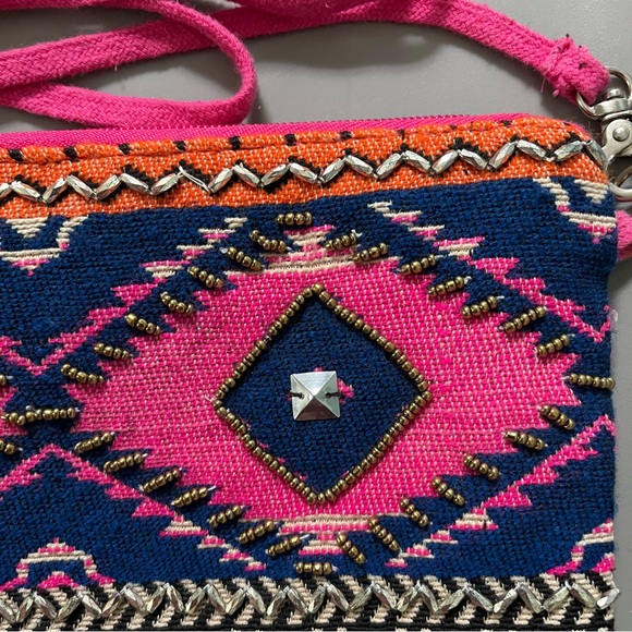 Fun Colorful Purse with Beaded Details - Picture 6 of 7
